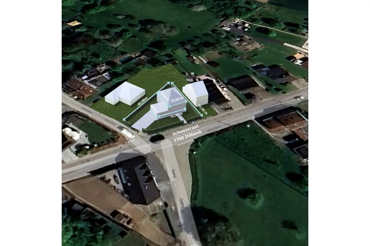 Terrain à vendre à Schepdael 1703 240000.00€  chambres m² - Annonce 641999