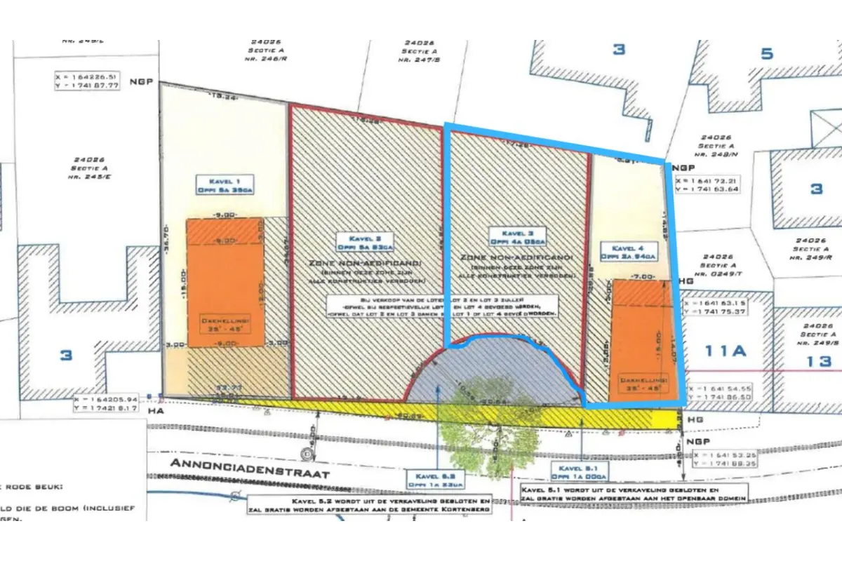 Terrain à vendre à Everberg 3078 295000.00€  chambres m² - Annonce 649077