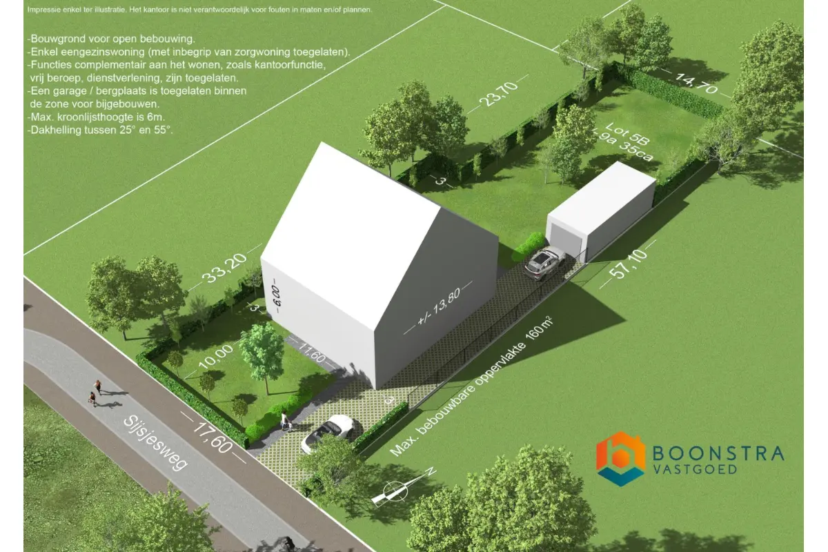 Grond te  koop in Keerbergen 3140 240000.00€  slaapkamers m² - Zoekertje 650346