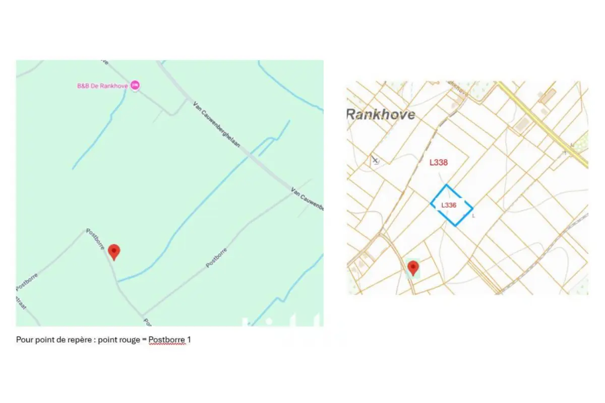 Terrain non bâtissable à vendre à Herne 1540 97000.00€  chambres m² - Annonce 659663