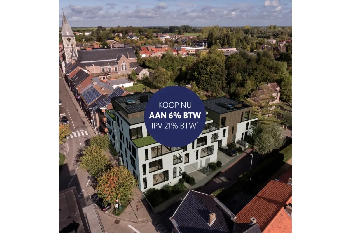 Appartement te  koop in Landen 3400 320000.00€ 2 slaapkamers 88.00m² - Zoekertje 664680