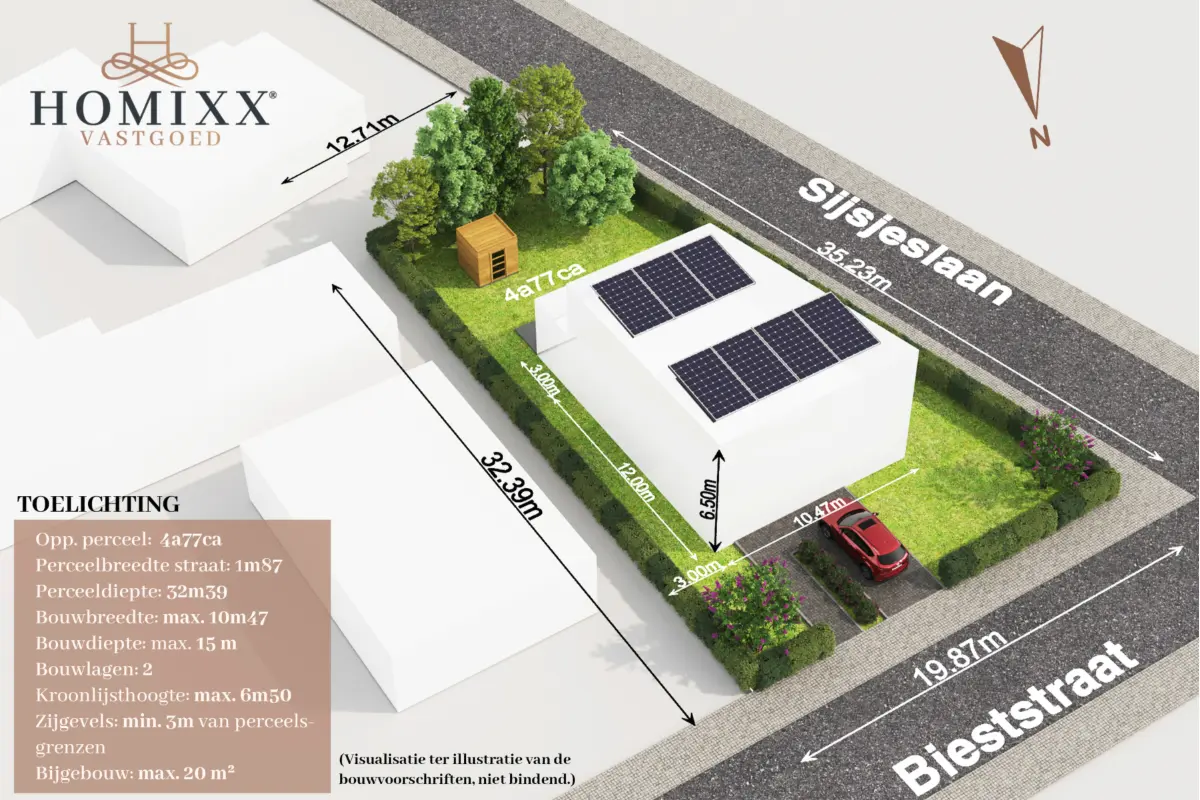 Terrain à vendre à Boortmeerbeek 3190 175000.00€  chambres m² - Annonce 667988