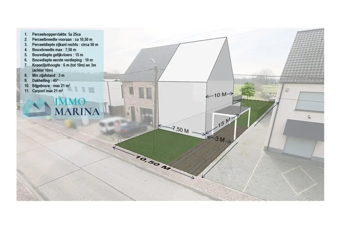 Terrain à vendre à Begijnendijk 3130 149000.00€  chambres m² - Annonce 696155