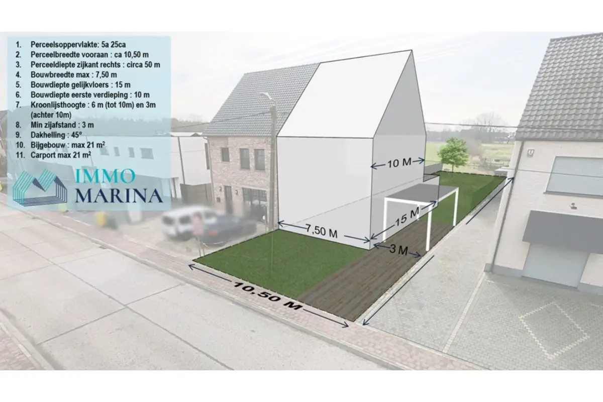 Terrain à vendre à Begijnendijk 3130 149000.00€  chambres m² - Annonce 696155