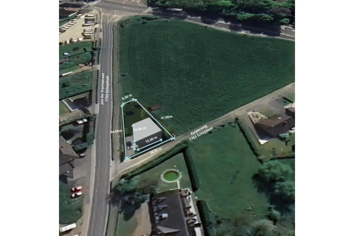 Terrain à bâtir à vendre à Schepdael 1703 179000.00€  chambres m² - Annonce 718219