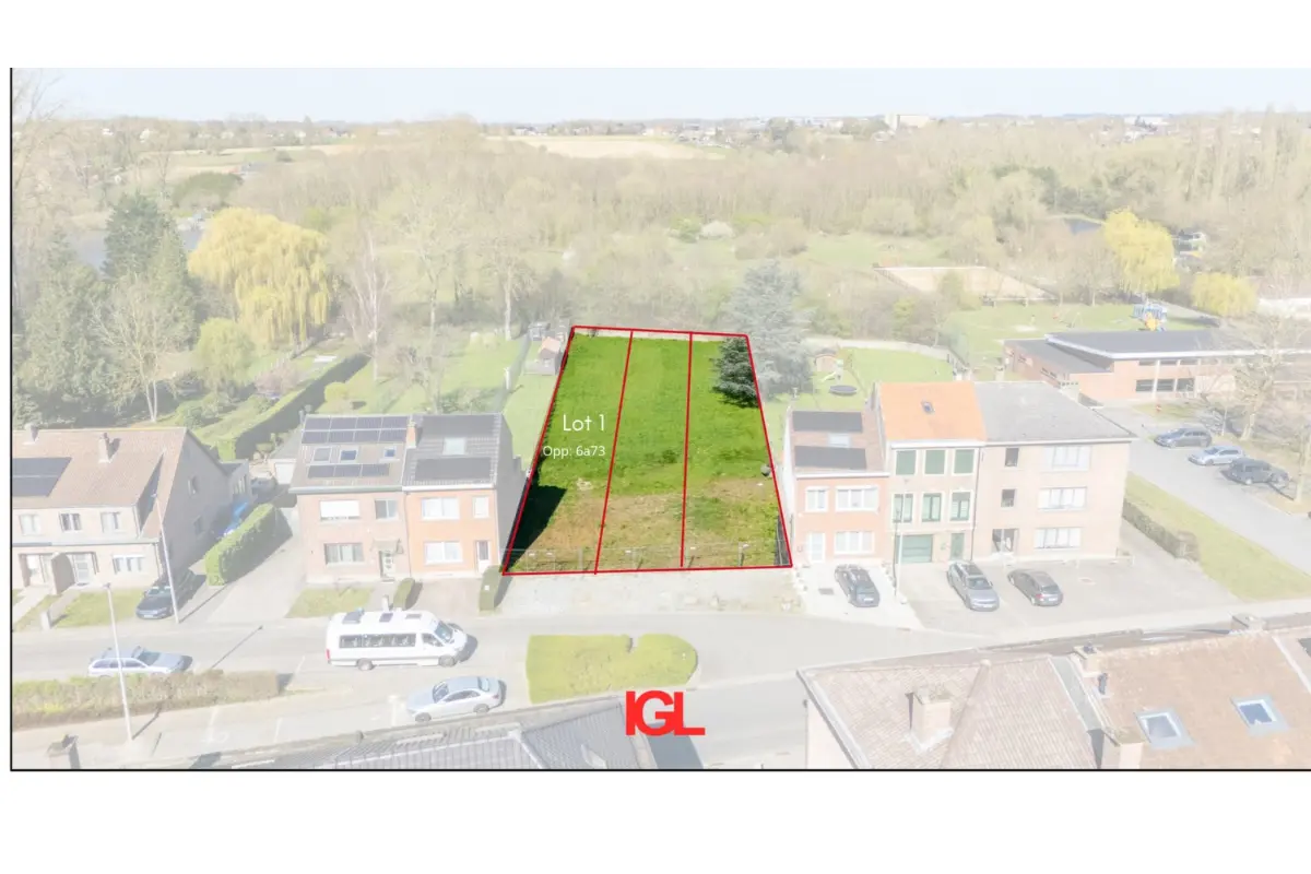 Bouwgrond te  koop in Sint-Pieters-Leeuw 1600 195000.00€  slaapkamers m² - Zoekertje 720053