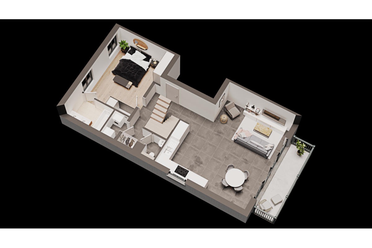 Duplex te  koop in Geldenaken 1370 425000.00€ 3 slaapkamers 150.00m² - Zoekertje 722772