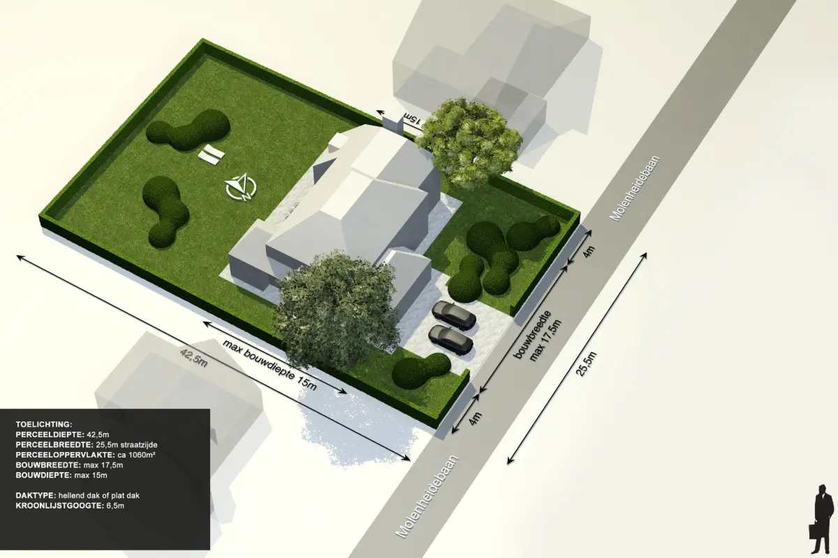 Grond te  in Boortmeerbeek 3190 359000.00€  slaapkamers m² - Zoekertje 727188