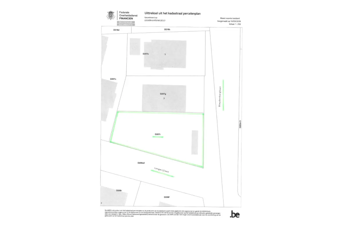 Terrain à vendre à Wilsele 3012 390000.00€  chambres m² - Annonce 736978