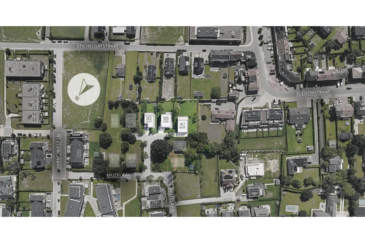 Grond te  koop in Dilbeek 1700 334500.00€  slaapkamers m² - Zoekertje 746955