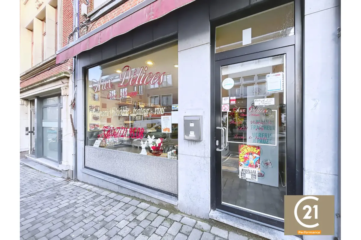 Commerce à vendre à Nivelles 1400 250000.00€  chambres 85.00m² - Annonce 752980