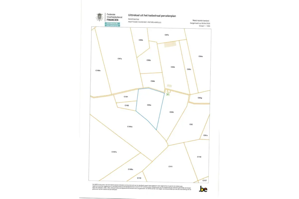 Terrain à vendre à Herne 1540 3000.00€  chambres m² - Annonce 755065
