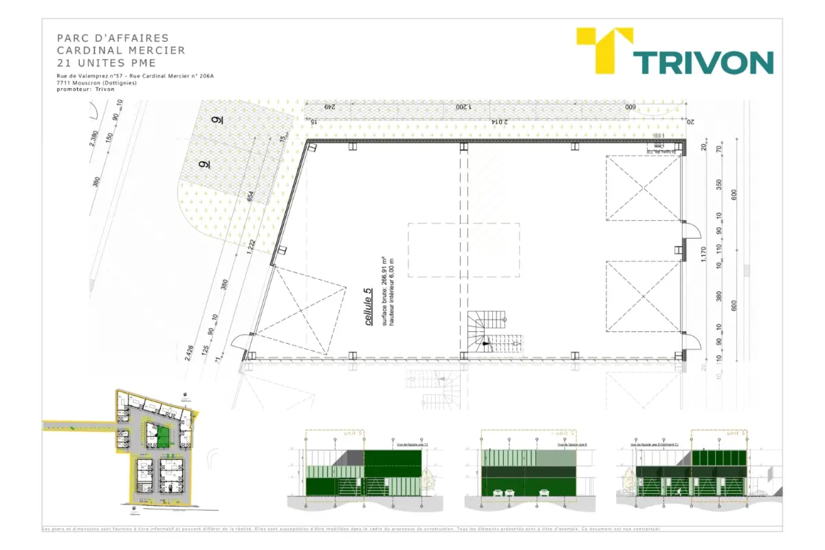 Commerce à  à Dottignies 7711 435925.00€  chambres 422.00m² - Annonce 755861
