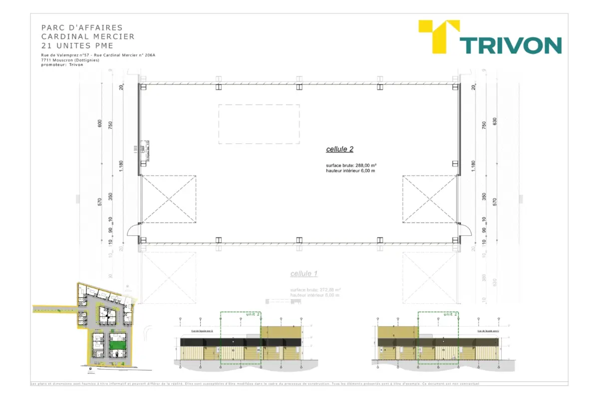 Commerce à  à Dottignies 7711 414000.00€  chambres 288.00m² - Annonce 755858