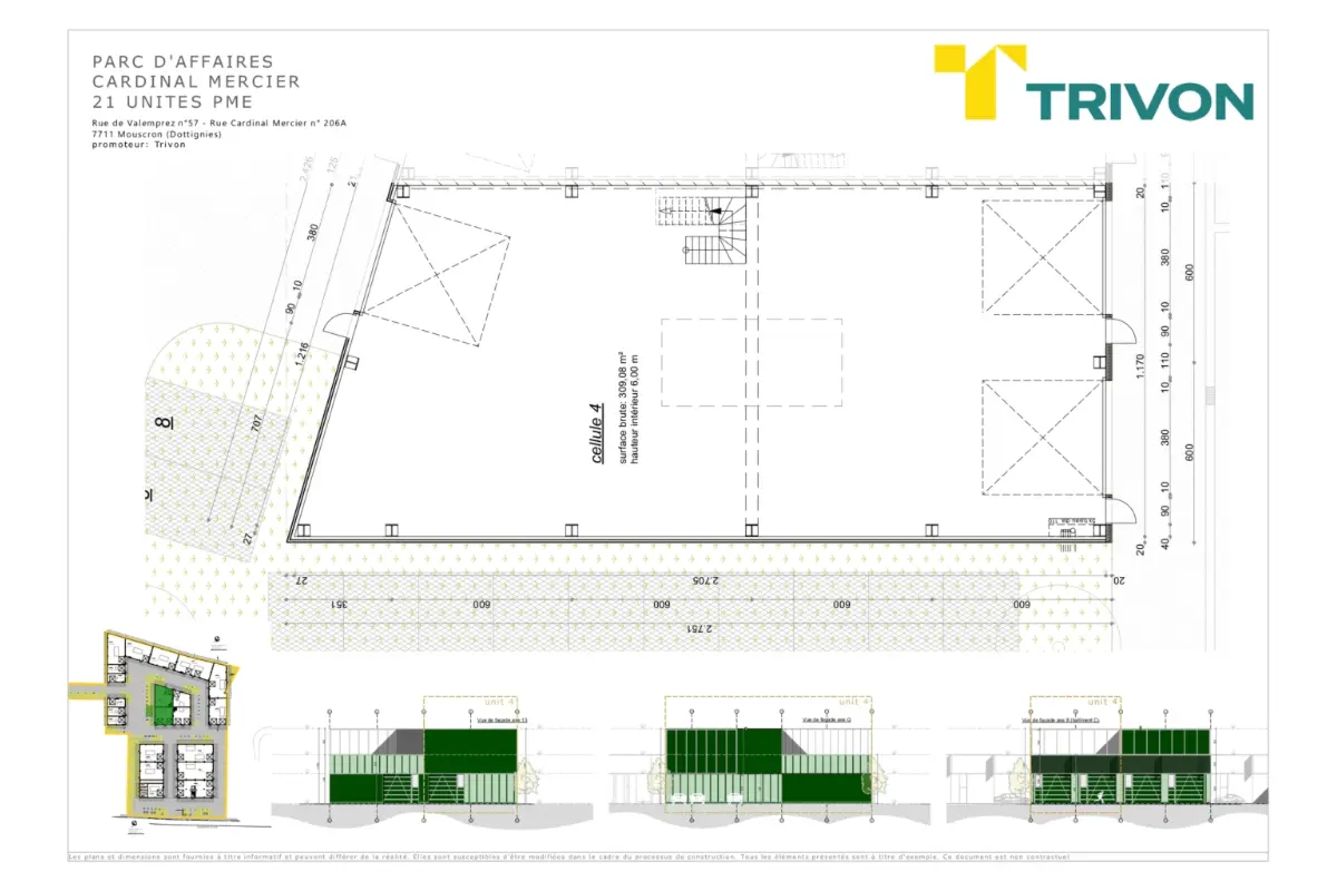 Commerce à  à Dottignies 7711 499975.00€  chambres 485.00m² - Annonce 755860