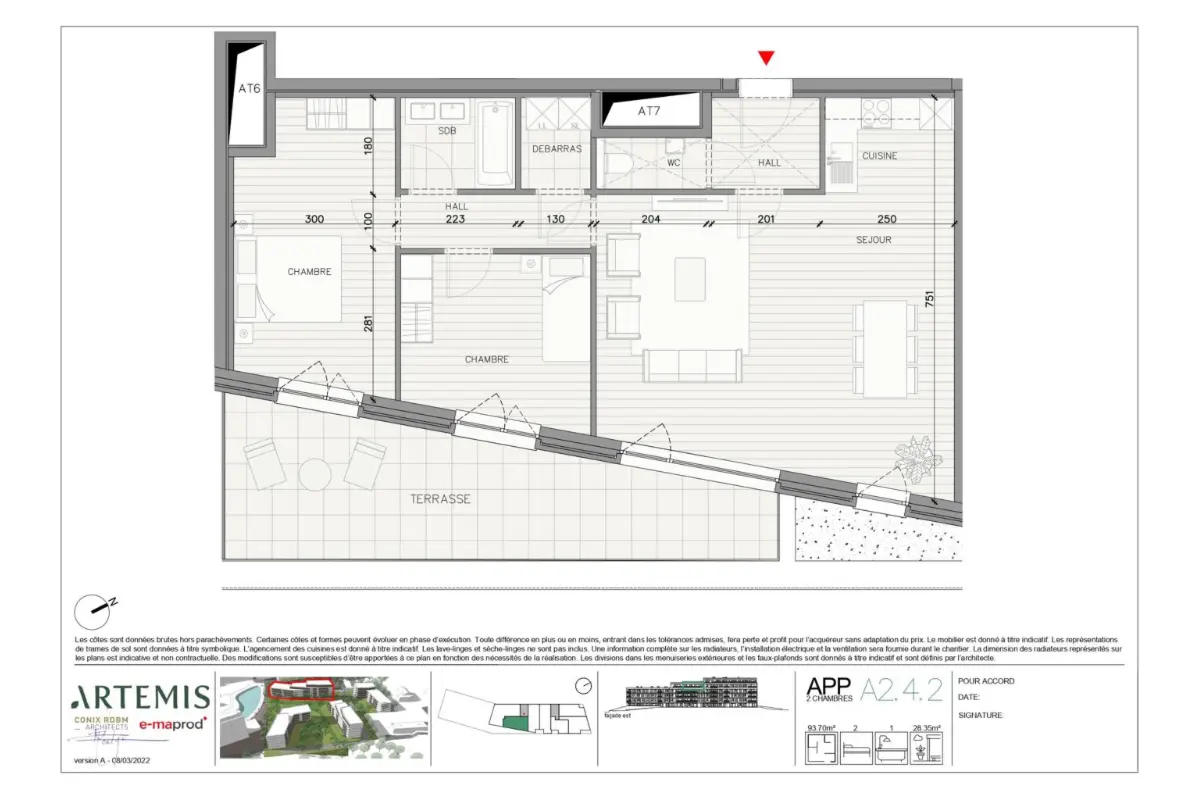 Appartement te  in Dave 5100 315000.00€ 2 slaapkamers 93.70m² - Zoekertje 774532
