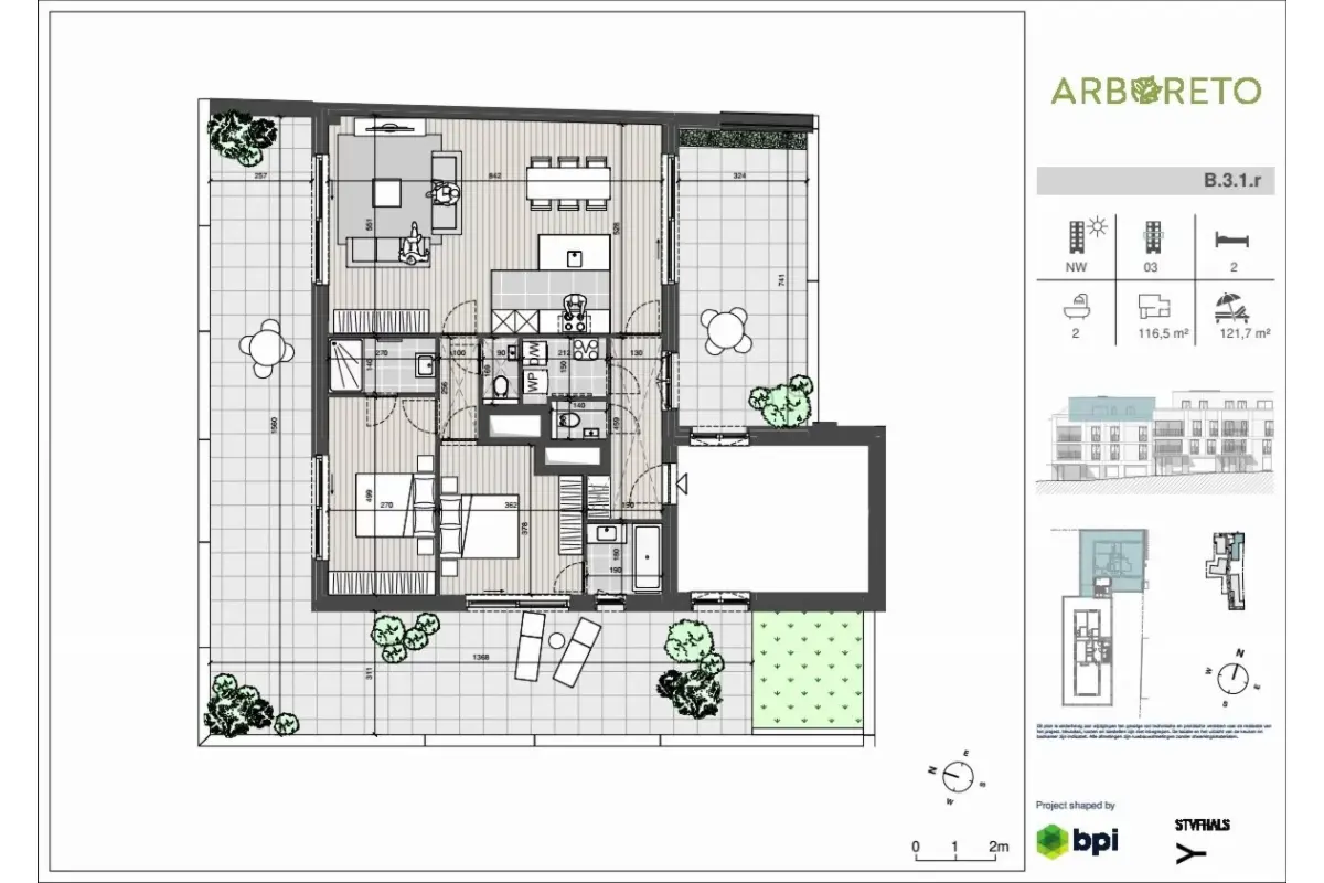 Appartement à vendre à Tervuren 3080 859000.00€  chambres 114.17m² - Annonce 789306